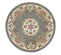 Origin 'Shensi' Rug in Grey | Size: 120 cm diameter Origin Grey 120 cm diameter