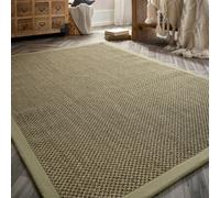Origins Sisal Sage Green with Sage Green Border - 80x150