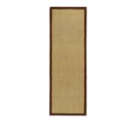 Origins Sisal Warm Natural with Dark Brown Border - 067X200