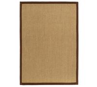 Origins Sisal Warm Natural with Dark Brown Border - 120X170