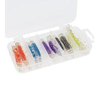 OriGlam 10pcs Hellgrammite Soft Plastic Fishing Lures Worm Lure Earthworm, Artificial Fishing Lure Realistic Fishing Lure Bait for Trout Bass Fishing