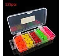OriGlam 125pcs Simulation Fake Soft Baits Corn Carp Bait, 5 Colors Artificial Fake Corn Fishing Lure Carp Lures Baits