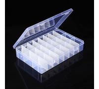OriGlam 24 Compartment Electronic Components Storage Box Case, SMD SMT Case, Electronic Component Boxes