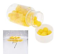 OriGlam 60pcs 8mm Fake Corn Soft Baits Simulation Carp Fishing Lures Floating Baits, Corn Carp Trout Fishing Tackle Fake Imitation Bait with Nice Scent
