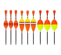 OriGlam 9pcs Bobbers Fishing Floats Fishing Bobbers, Fishing Float and Bobber Kit, Colorful Fishing Carp Floats Trout Float Saltwater Freshwater for Pike Perch Bass