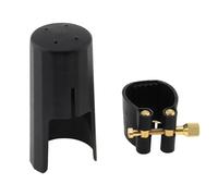OriGlam Clarinet Ligature with Protective Black Plastic Cap, B Flat Clarinet Accessory