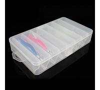 OriGlam Fishing Lure Box - Double Sided 14 Compartment Tackle Storage Trays, Waterproof Lure & Bait Storage Case