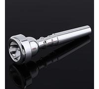 OriGlam Trumpet Mouthpiece 7C Instruments Mouthpiece, 7C Silver Plated Bb Trumpet Mouthpiece Replacement for Beginners and Professional