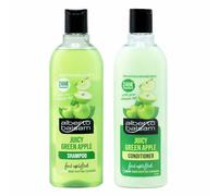 Orignal Juicy Green Apple Shampoo & Conditioner Set 2 x 300ml, Silicone Free Hair Care With Pro-Vitamin B5, Fresh Apple Fragrance -Refreshing Shampoo Conditioner Set for All Hair Types