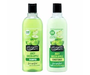 Orignal Juicy Green Apple Shampoo & Conditioner Set 2 x 300ml, Silicone Free Hair Care With Pro-Vitamin B5, Fresh Apple Fragrance -Refreshing Shampoo Conditioner Set for All Hair Types
