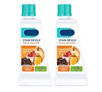 Orignal Stain Devils Fat & Sauces Cooking Oil, Pizza & Curry Stain Remover (2 x 50ml)