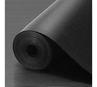 Origuuds Drawer Liners, Non-Adhesive Shelf Liner, Waterproof Anti-Slip BPA Free Kitchen Cupboard Cabinet Liner Refridge Fridge Mats Sink Protector Strong Durable for Home Office (Black/60cm x 600cm)