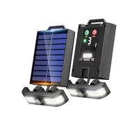 Orihome® Motion Sensor Light Outdoor, Solar and USB Rechargeable, Pack of 2, IP65, PIR, 3 Modes, Adjustable, Portable, Cool White