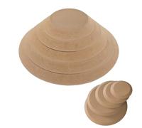 ORIISIN Pottery Molds for Handbuilding, Ceramic Molds for Clay, Round Pottery Forms, Stackable Ceramics Plate Forming Molds, 5 PCS