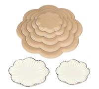 ORIISIN Pottery Molds for Handbuilding Plates, 5 Pcs Pottery Forms, Pottery Molds for Clay, Ceramic Molds Slump Molds for Pottery, Ceramic Plate Pottery Forming Mold