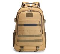 ORILOOSEN Large capacity tactical Backpack, USB charging port Hiking/climbing/camping/backpack, outdoor travel backpack, Khaki, L, Outdoor Tactical Backpack，hiking/Climbing/Camping/Outing Backpack