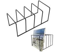 Orimommth Vinyl Record Storage Metal Record Display Shelf Turntable Storage Shelf Display Up to 50 LP Albums CDs Exhibit Stand Holder for Office Desktop Decor