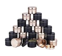 Orimomth 24-Pack Candle Tin Cans with Lids, 4 Oz Metal Empty Jars for DIY Candle Making, Arts & Crafts, Favors and Gifts