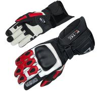 Orina Force Motorcycle Gloves, black/white/red, size 2XL
