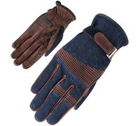 Orina Miami Motorcycle Gloves, blue-brown, size S M for Men