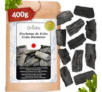 ORINKO® Bulk Binchotan Charcoal Water Filter 400g - Premium Kishu Binchotan for Natural Water Purification - Eco-Friendly Japanese Activated Charcoal for Home Use - Enhance Taste & Quality of Water