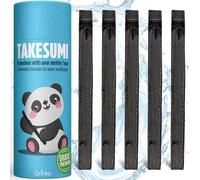 ORINKO® Charcoal Water Filter Sticks x5 - Natural Takesumi Activated Carbon for Water Purification - Sustainable Binchotan Bamboo Filter Kit for Pitchers & Tap Water