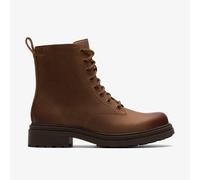Clarks Premium Women's Orinoco3 Style Fashion Boot, Walnut Leather, 5 UK