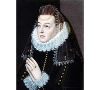 Orio Portrait Lady Prayer Religious Painting Large Wall Art Print Canvas Premium Mural