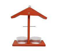 Oriole Feeder Station - Robust Outdoor Feeder, Double Feeder, Weatherproof Garden Accessory, Hanging Power Device With Here