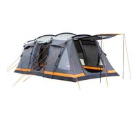 Orion 6 Berth / Person Tent - Grey & Orange - Roof Skylight - Extra Large Windows - Poled Tent - Fly Mesh Screens - OLPRO