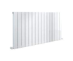 Orion Aluminium Designer Radiators Central Heating Heater Vertical White Double Panel - 1180 x 600mm