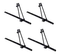 Orion Bicycle Carrier + Rio 120 Roof Rack Compatible with Audi A4 Avant 8D/B5 94-'00 Pack of 4