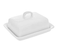 ORION Butter Dish Porcelain Butter Dish Classic Butter Dish for 250g Butter Dish with Lid and Handle