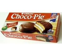 Orion Choco Pie 1 Box (6 Pieces) Net Wt. 168 G.