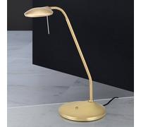 ORION Cobra LED table lamp in matt brass