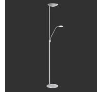 ORION Cobra LED uplighter with nickel reading lamp