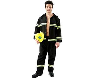 ORION COSTUMES Men's Fireman Stag Do Fire Fighter Uniform Funny Fancy Dress Costume