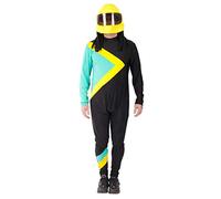 ORION COSTUMES Men's Jamaican Flag Team Bobsleigh Jumpsuit Fancy Dress Costume