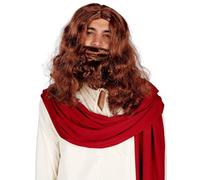 ORION COSTUMES Men's Jesus Wig and Beard Religious Nativity Fancy Dress Costume Accessory