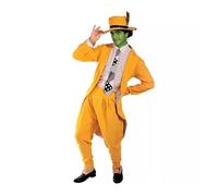 Orion Costumes Mens Manic Superhero Suit Disguise Halloween Film Fancy Dress, White, XL