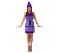 ORION COSTUMES Women's Purple Crayon Novelty Fancy Dress Costume