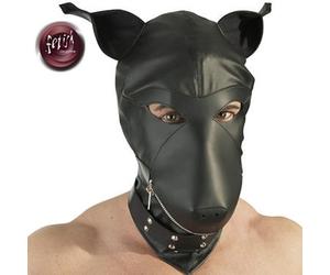 Orion Fetish Collection Dog Mask, black