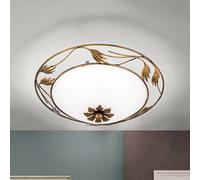 ORION Fleur ceiling light, antique gold, Ø 40 cm