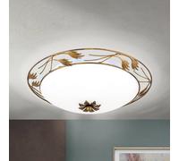 ORION Fleur ceiling light, antique gold, Ø 50cm