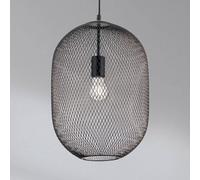 ORION Georgina pendant light with a cage lampshade