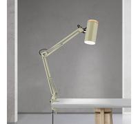 ORION Gili table lamp, light green, clamp, steel, height 75 cm, E27