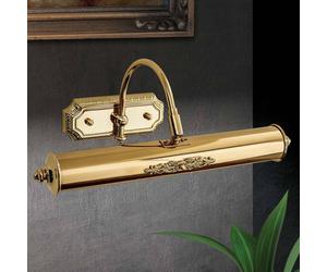 ORION Gold-plated Gustav brass picture light, 40 cm