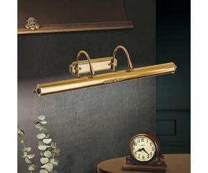 ORION Gold-plated Gustav brass picture light, 70 cm