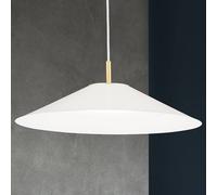 ORION Gourmet LED pendant light, white lampshade