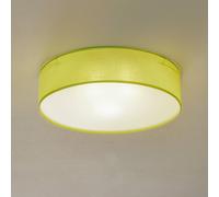 ORION Green fabric ceiling light Jitendra